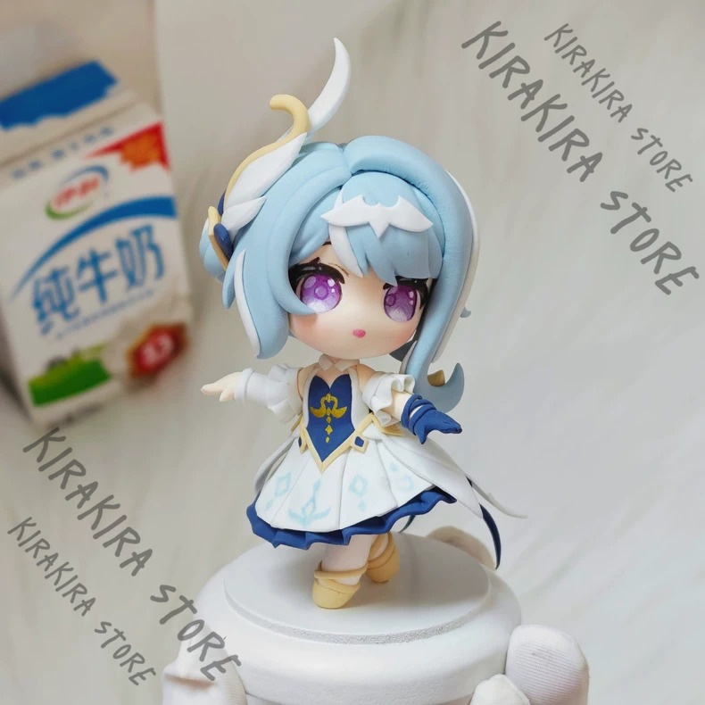 Model Kit Accessories - Genshin Impact Odette Q-version Clay Statue