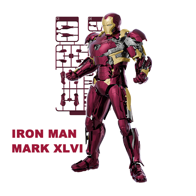 Marvel Iron Man MK46 Assembled - Model Kit Iron Man Mark 50 评论和价格