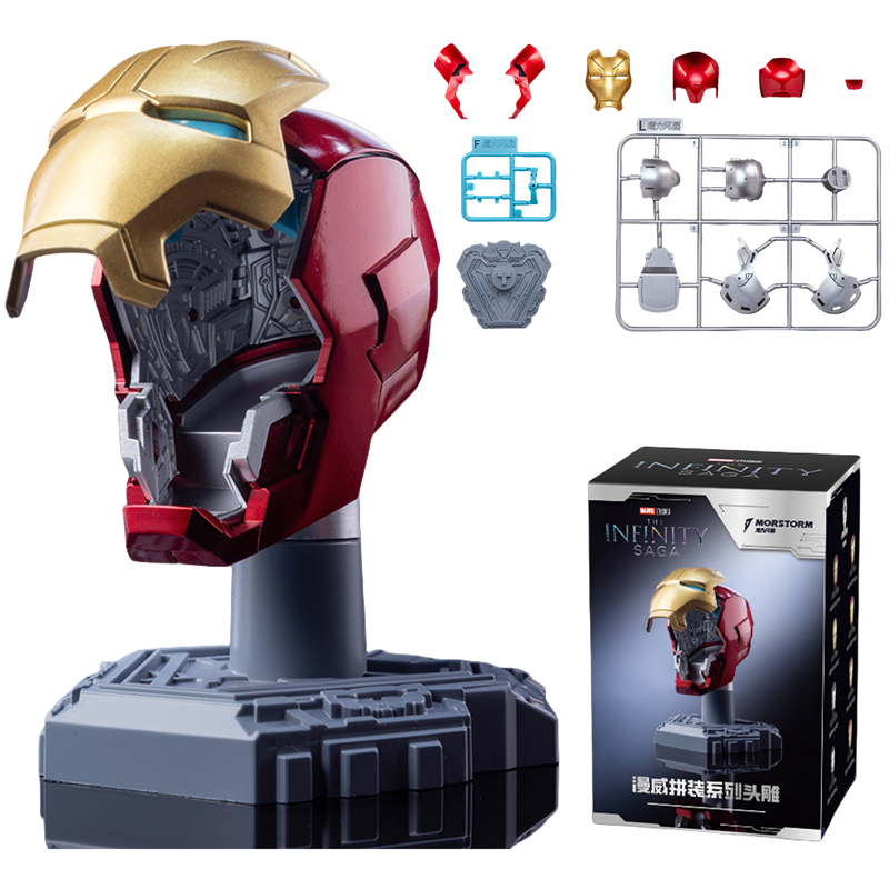 Original Iron Man Helmet Mask  - Model Kit Iron Man Mark 50 评论和价格