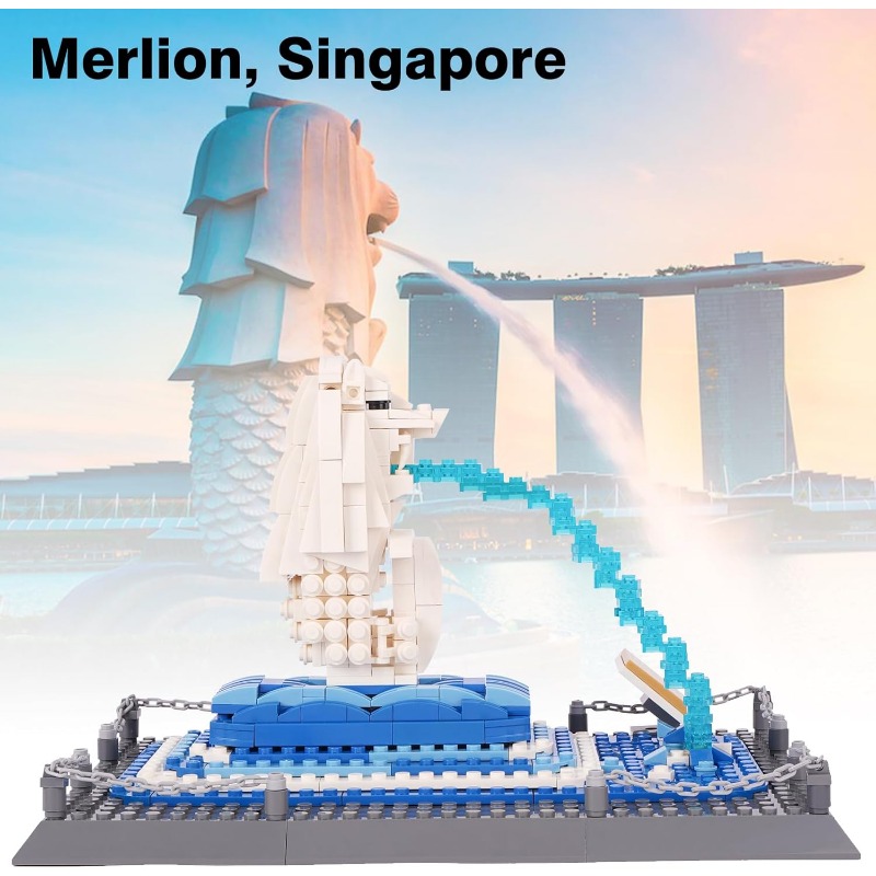 503 Piece Singapore Merlion St - Model Kit Singapore 评论和价格