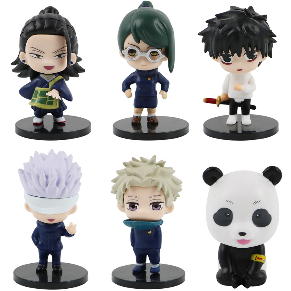 6Pcs/Set Cartoon Jujutsu Kaise - Model Kit Jujutsu Kaisen 评论和价格