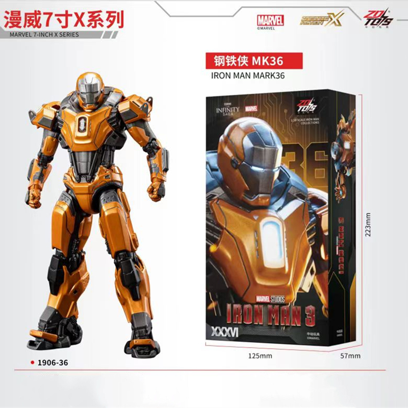 ZD Toys Iron Man Action Figure - Model Kit Iron Man Mark 50 评论和价格