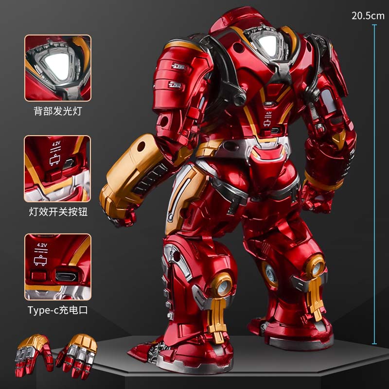 26cm LED ZD Original Iron Man  - Model Kit Iron Man Mark 50 评论和价格