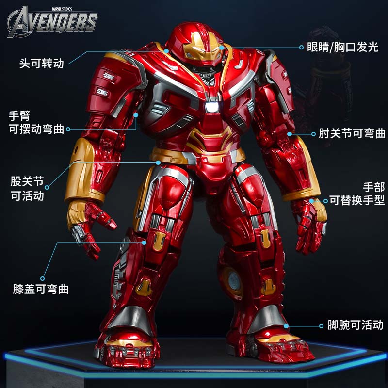 26cm LED ZD Original Iron Man  - Model Kit Iron Man Mark 50 评论和价格
