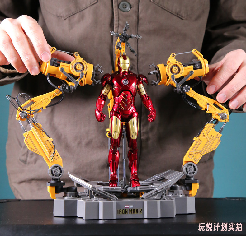 ZD MK6 MK4 Toy Iron Man WITH S - Model Kit Iron Man Mark 50 评论和价格