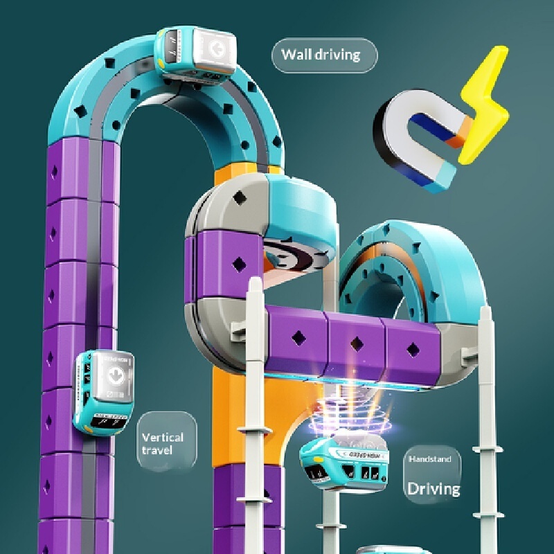 Magnetic Building Blocks Track - Model Kit Runner 评论和价格