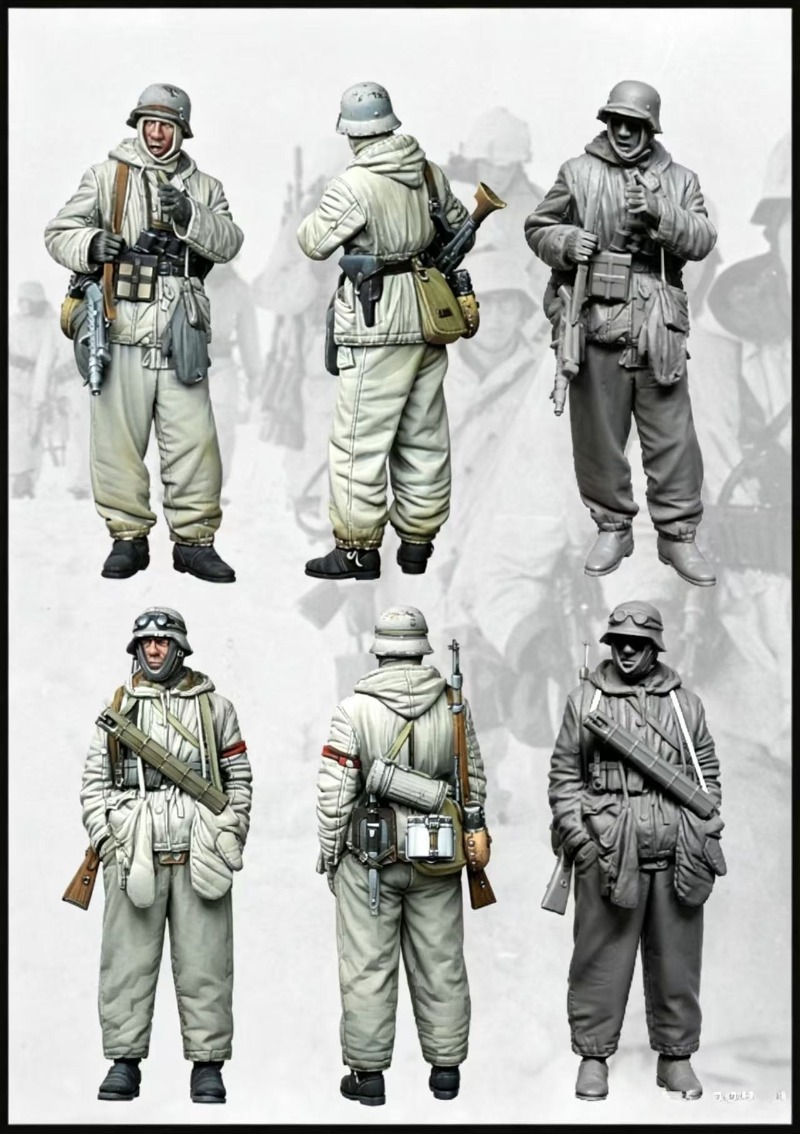 1/35 Scale Die Cast Resin Figu - Model Kit Weapons 评论和价格