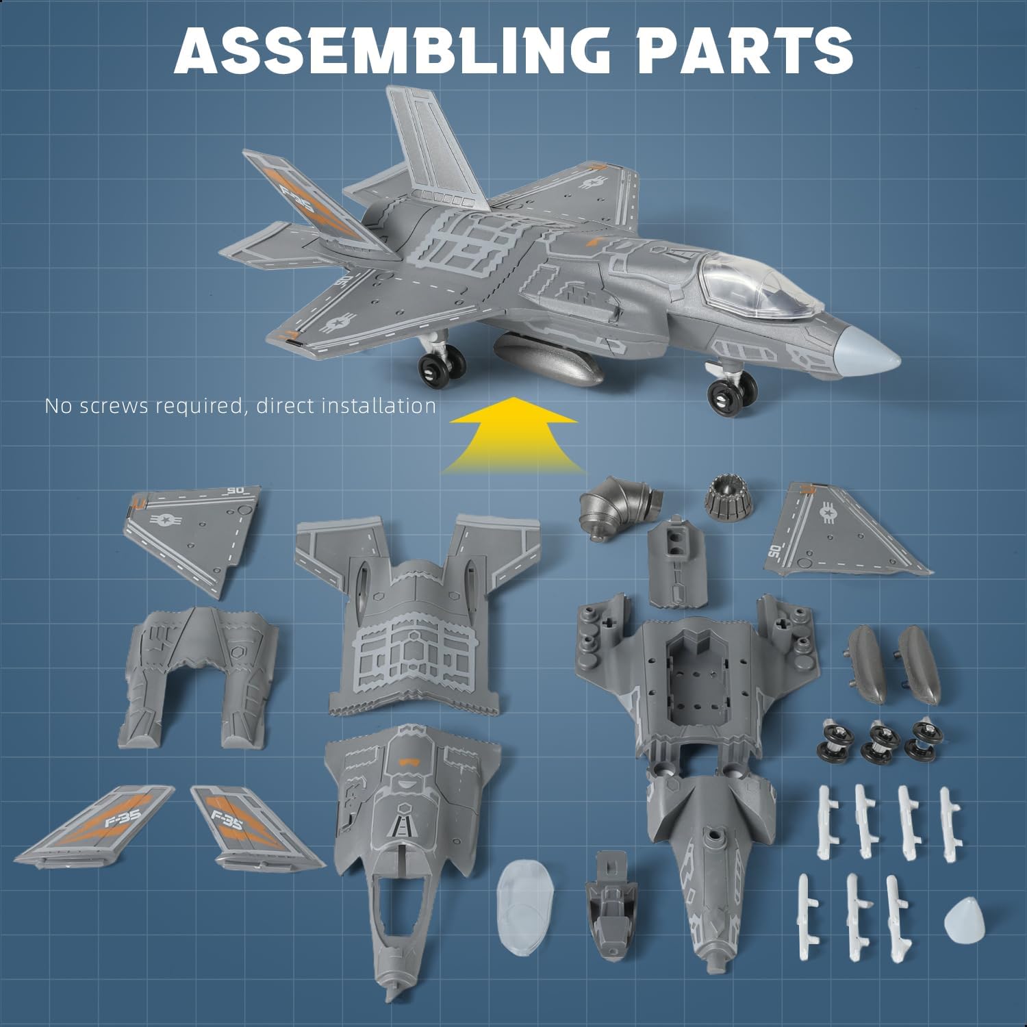 1:72 Scale F-35 Fighter Jet Qu - Model Kit Centaur 评论和价格