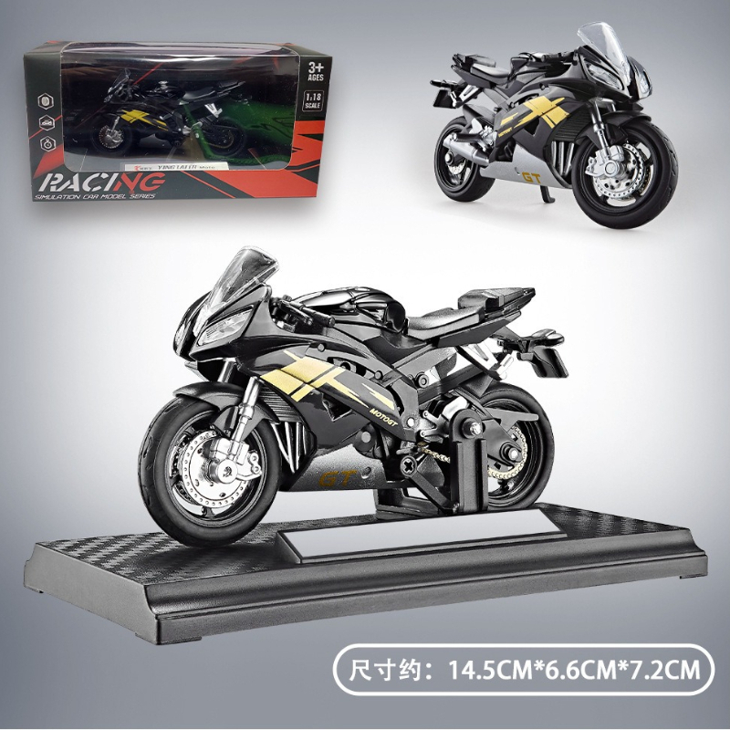 1/18 Scale Diecast Alloy Motor - Model Kit Yamaha 评论和价格