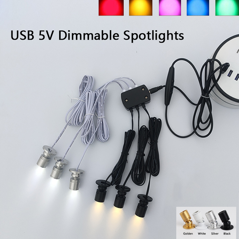 LED USB 5V Dimmable Cabinet Li - Model Kit Display Case 评论和价格