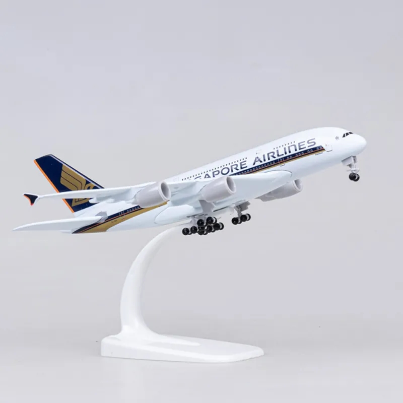 20cm Metal Plane Toy A380 Sing - Model Kit Singapore 评论和价格