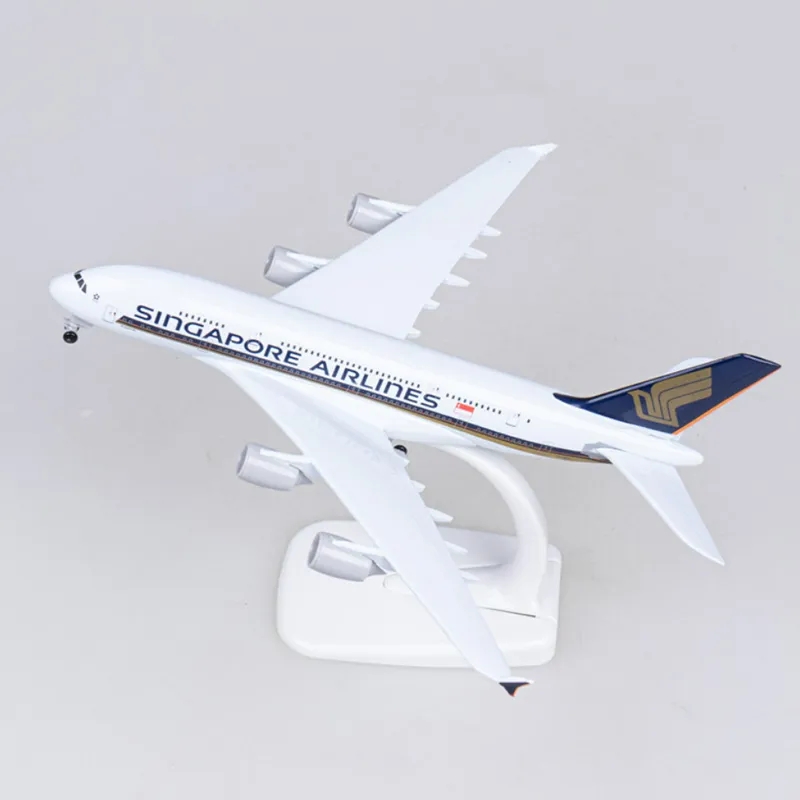 20cm Metal Plane Toy A380 Sing - Model Kit Singapore 评论和价格