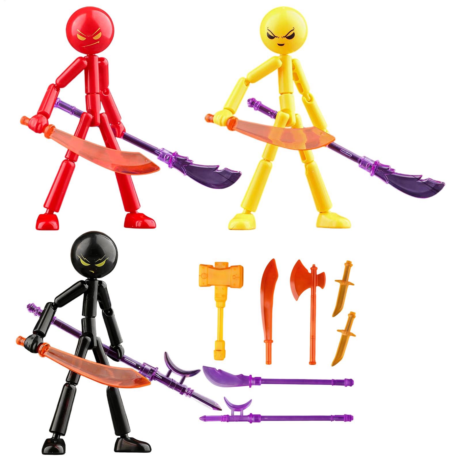 DIY Poseable StickMan Figure K - Model Kit Weapons 评论和价格