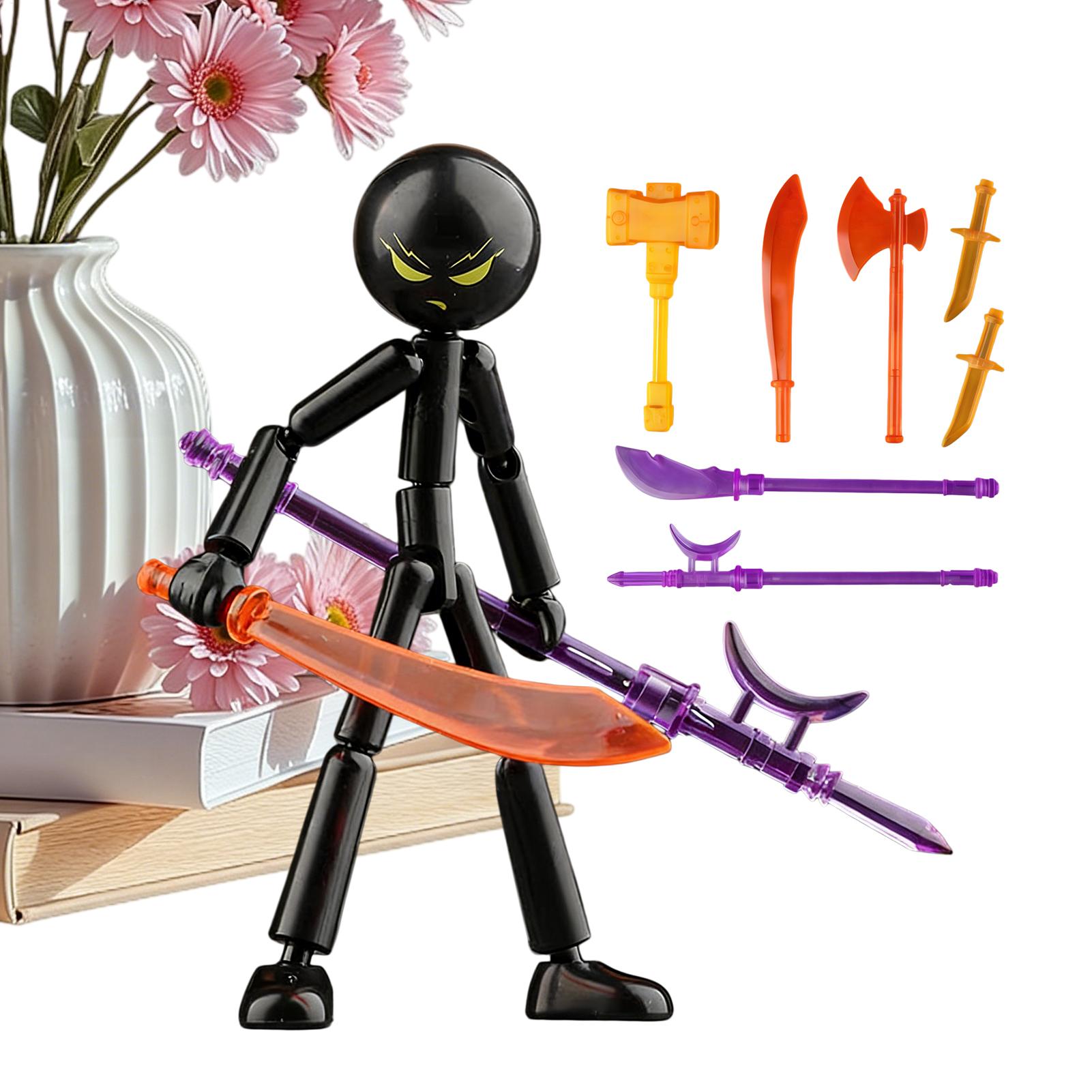 DIY Poseable StickMan Figure K - Model Kit Weapons 评论和价格