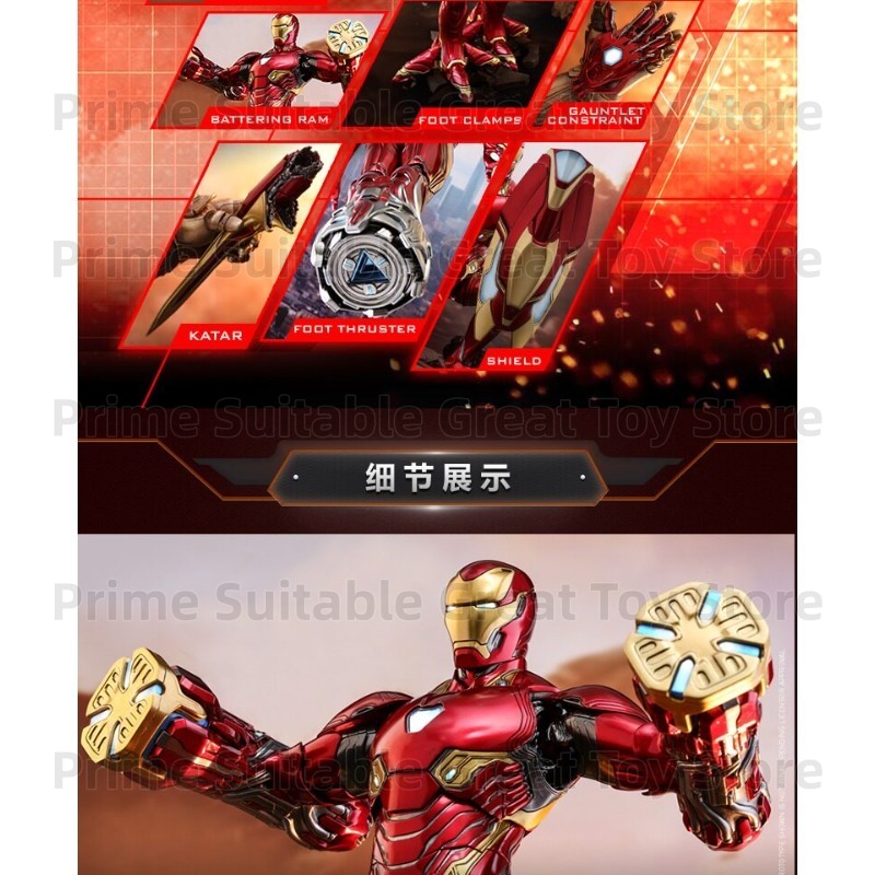 【In Stock】Original HotToys Ave - Model Kit Iron Man Mark 50 评论和价格