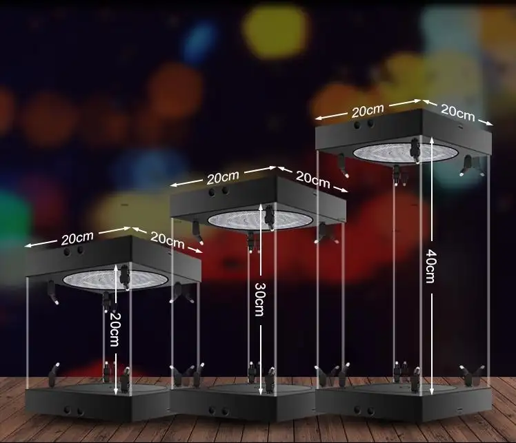 Rotating LED 12' Figures Model - Model Kit Display Case 评论和价格